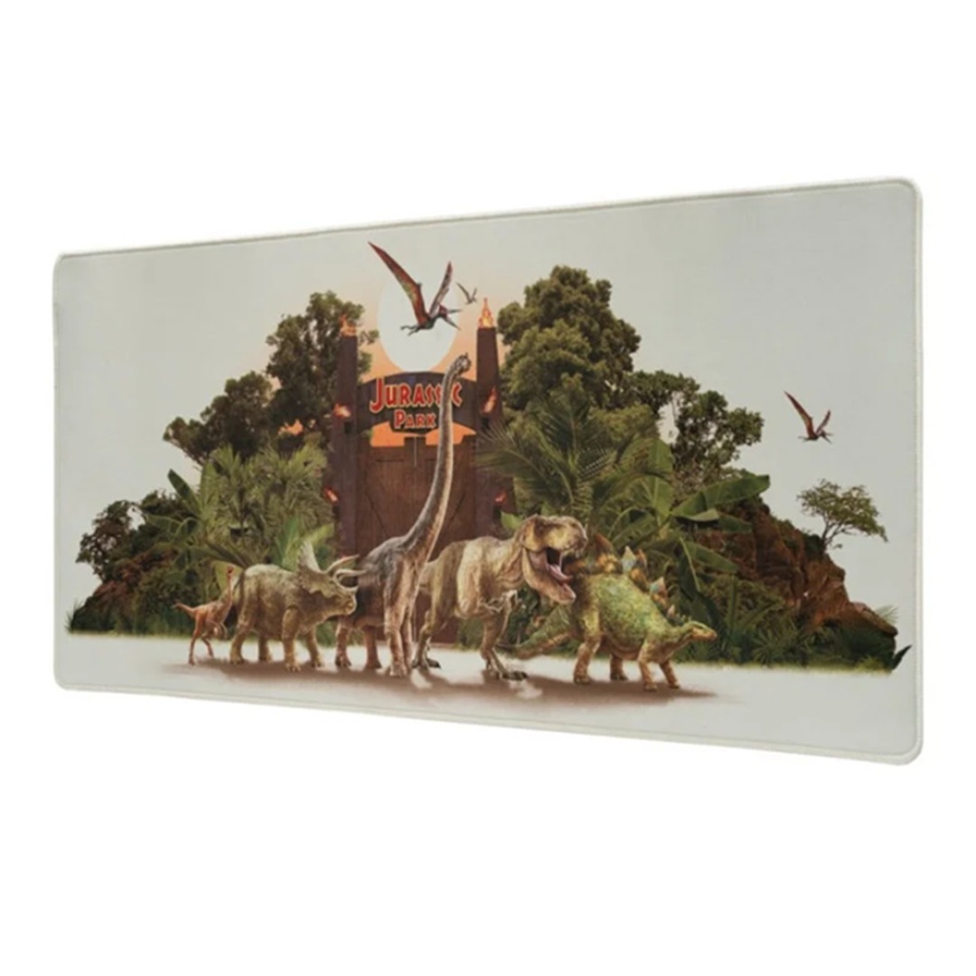 f01d6fe82a8fa54e78e70ca89bc719b8.jpg Jurassic Park Door Desktop Mat - Image 1