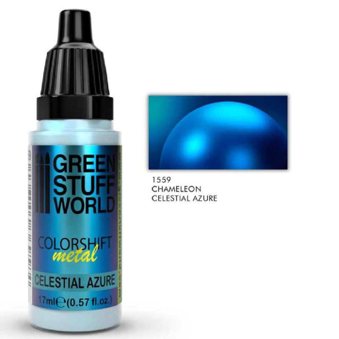 f0279e073a8ead91693ee3720971455f.jpg Green Stuff World Chameleon Colorshift Metal Celestial Azure 17ml - Image 1