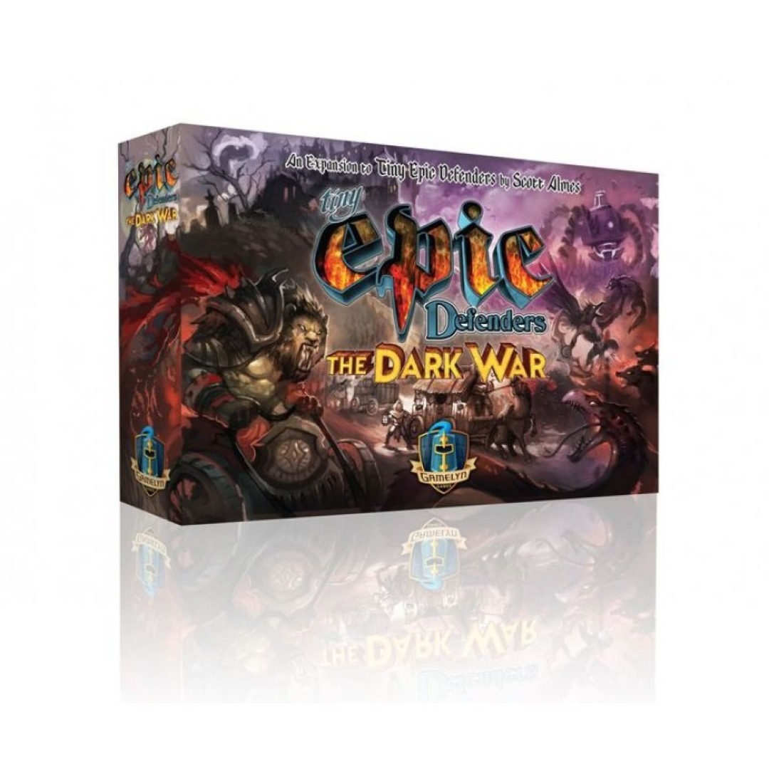 f130112cbfcfd80c39cf69613da6ac33.jpg Tiny Epic Defenders The Dark War Expansion Board Game - Image 1