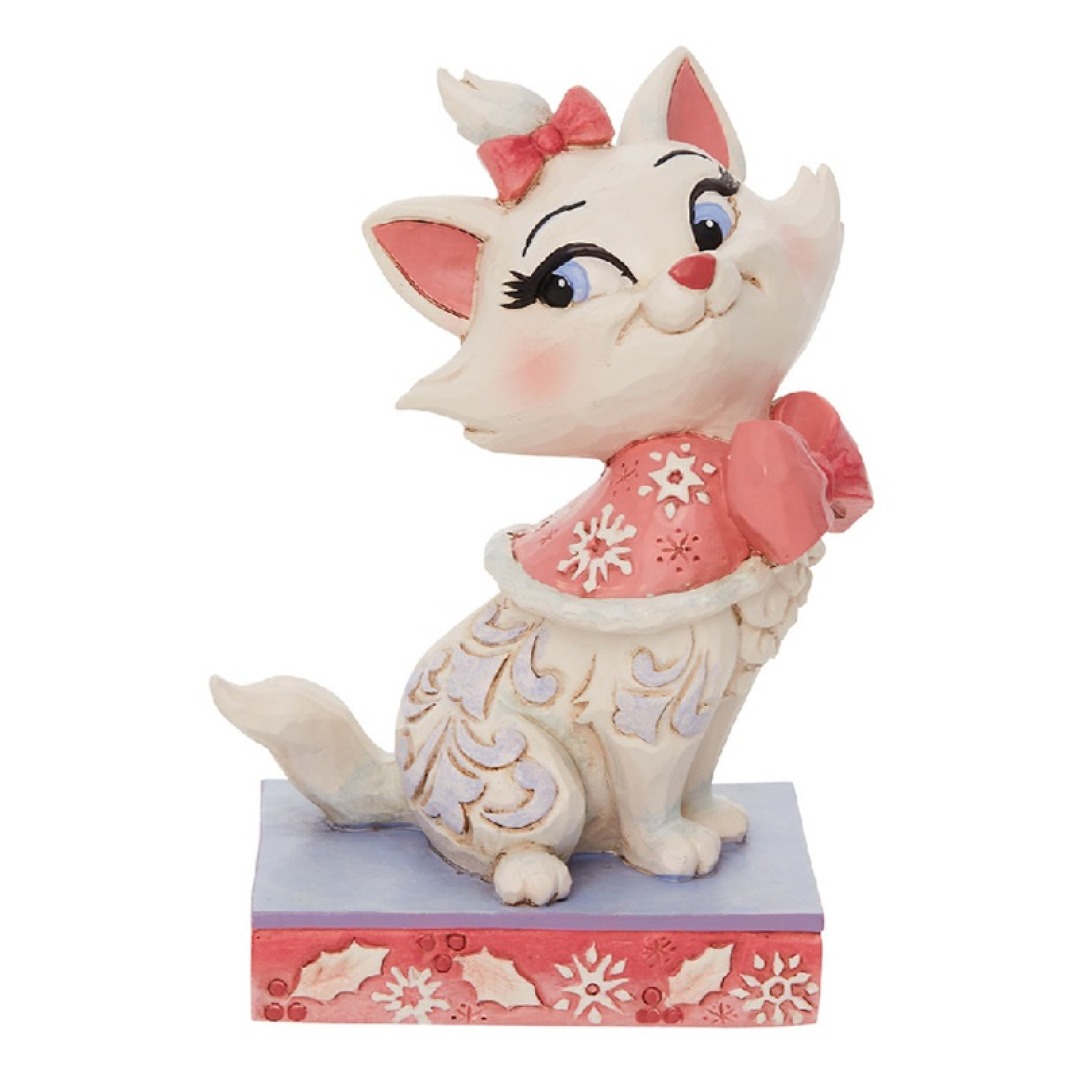 f18fa6f411cfcac172346deeb9a8848b-2.jpg Disney Marie Personality Pose Christmas Enesco Traditions Figurine - Image 1