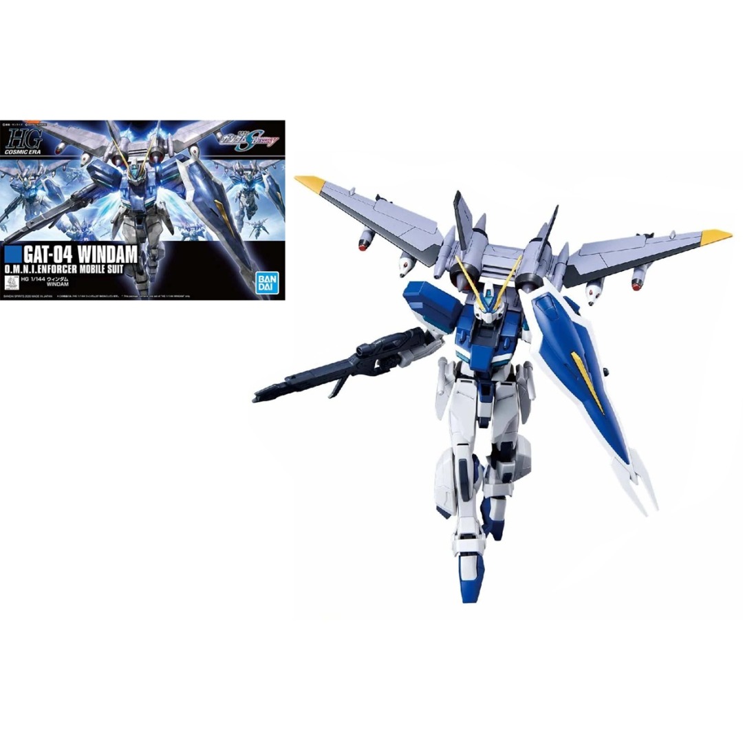 f19d89e59877089fec34843e51dd4ab7.jpg Gundam GAT-04 Windam D.M.N.I.ENFORCER Mobile Suit HG 1/144 Bandai Model Kit - Image 1