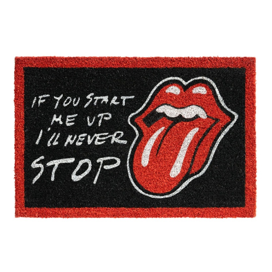 f22ac3c0fe81089d137bbbafd24d0392.jpg The Rolling Stones If You Start Me Up Doormat - Image 1
