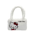 Hello Kitty Fur Handbag 26x17x7cm