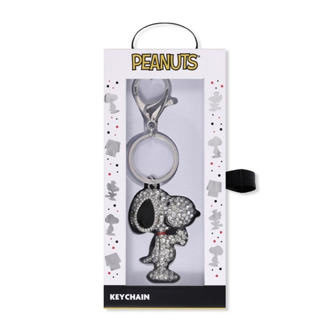 f32029df37c784b91630abe1aa0be27b-2.jpg Snoopy Stoneset 3D Keychain - Image 1