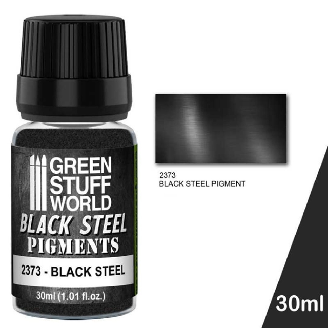 f364cbddda3321cb9d12966cbb9432e1.jpg Green Stuff World Pigments Black Steel 30ml - Image 1