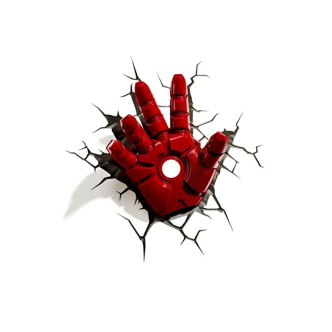 f3a74263c6ce0efc029bf03ad0779401.jpg Marvel Iron Man Hand 3D Deco Light - Image 1