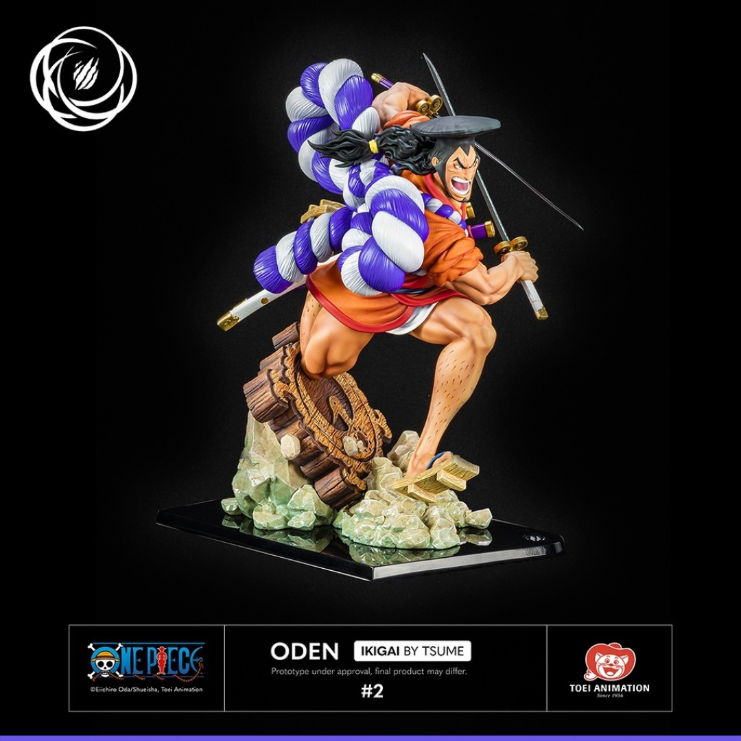f49a9b66bbf289ba185cc41106e856b2.jpg One Piece Kozuki Oden Ikigai Resin Statue 1/6 By Tsume - Image 1