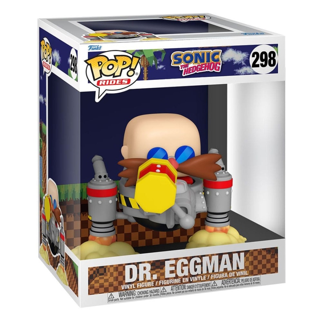 f6efddd2bb1a2312fa522c466a7eb0e2.jpg Funko POP! Sonic The Hedgehog N° 298 - Dr. Eggman - Image 1