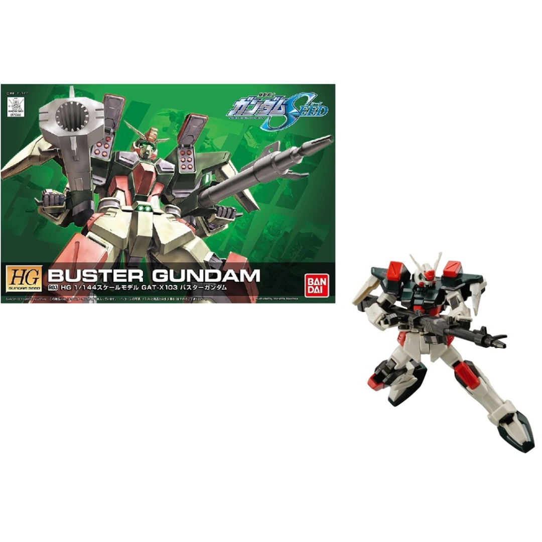 f75a2d413db00998519f4715955dce5a.jpg Gundam R03 Buster Gundam GAT-X103 HG 1/144 Bandai Model Kit - Image 1