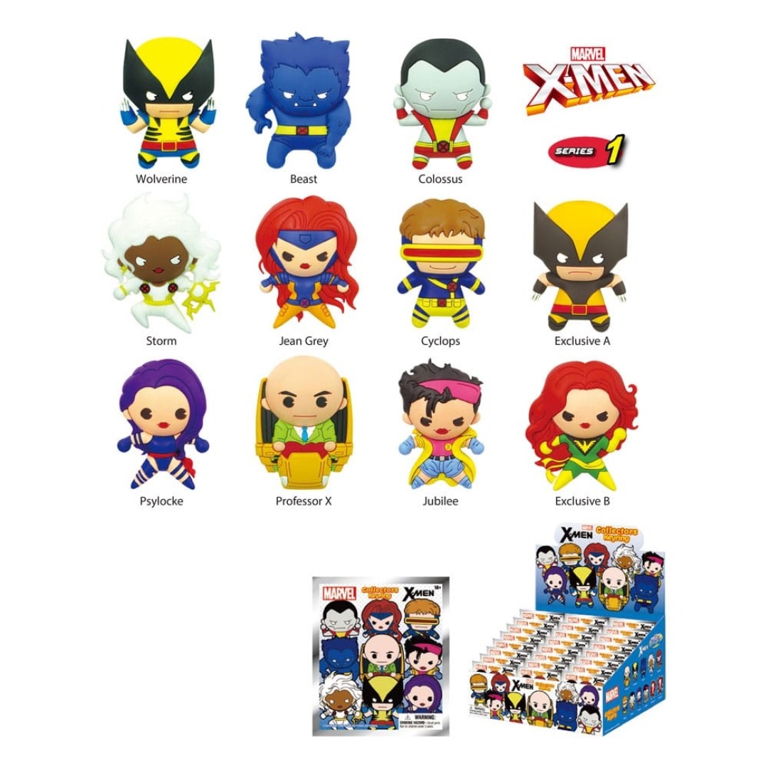 f8e0b6b7983a823c0460e908fd4e8c48-1.jpg Marvel X-Men 3D Bag Clip - Image 1