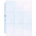Ultra Pro Platinum 9 Pocket 1 Page