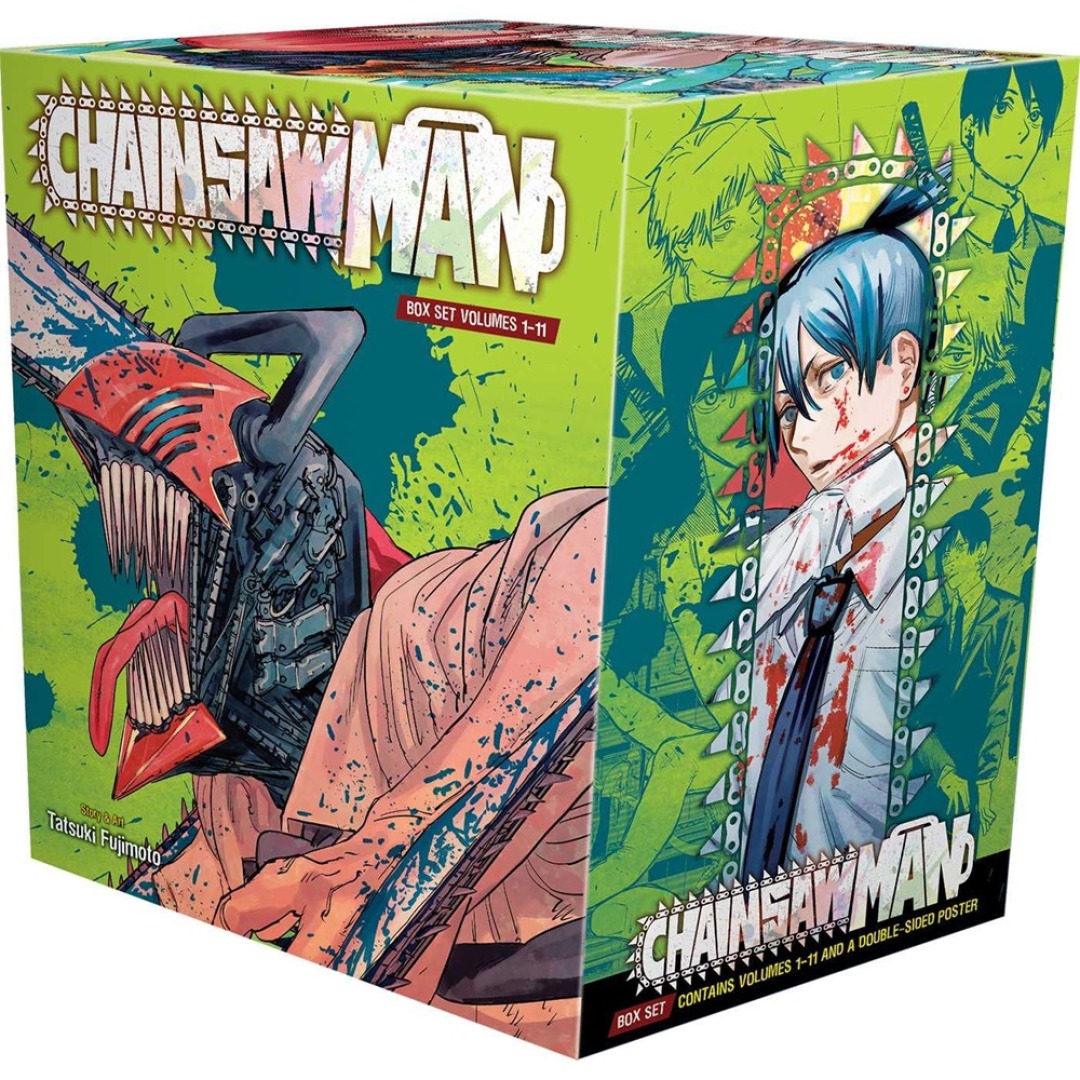 f91ebc17b1b38970e7b8d21ee9706882.jpg Chainsaw Man Box Set: Includes Volumes 1-11 - Image 1