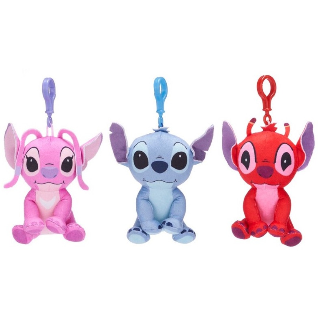 f94cf2f76fd8d063359d8b6242aa605e.jpg Disney Lilo & Stitch Bag Clip Plush - Image 1