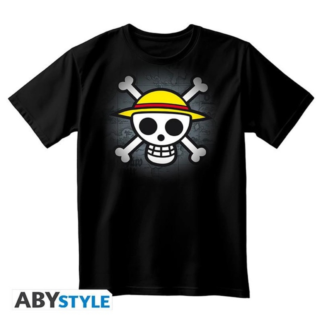 f9e87996eeb3ed430ad48dcb33e9364b-1.jpg One Piece Classic Skull Black T-Shirt (S) - Image 1