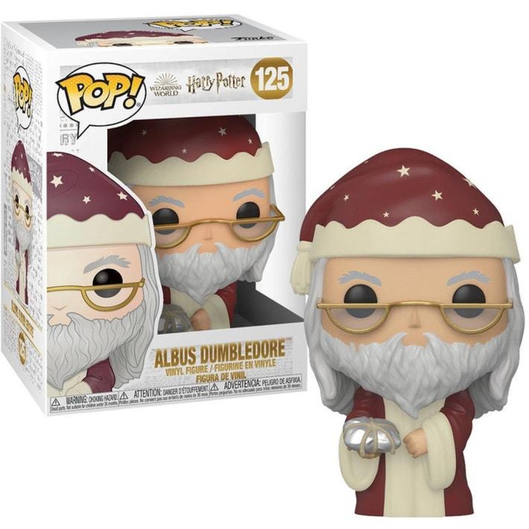fafce1c653d45f556aebfd28612ff9c1.jpeg Funko POP! Harry Potter N° 125 - Albus Dumbledore Holiday - Image 1