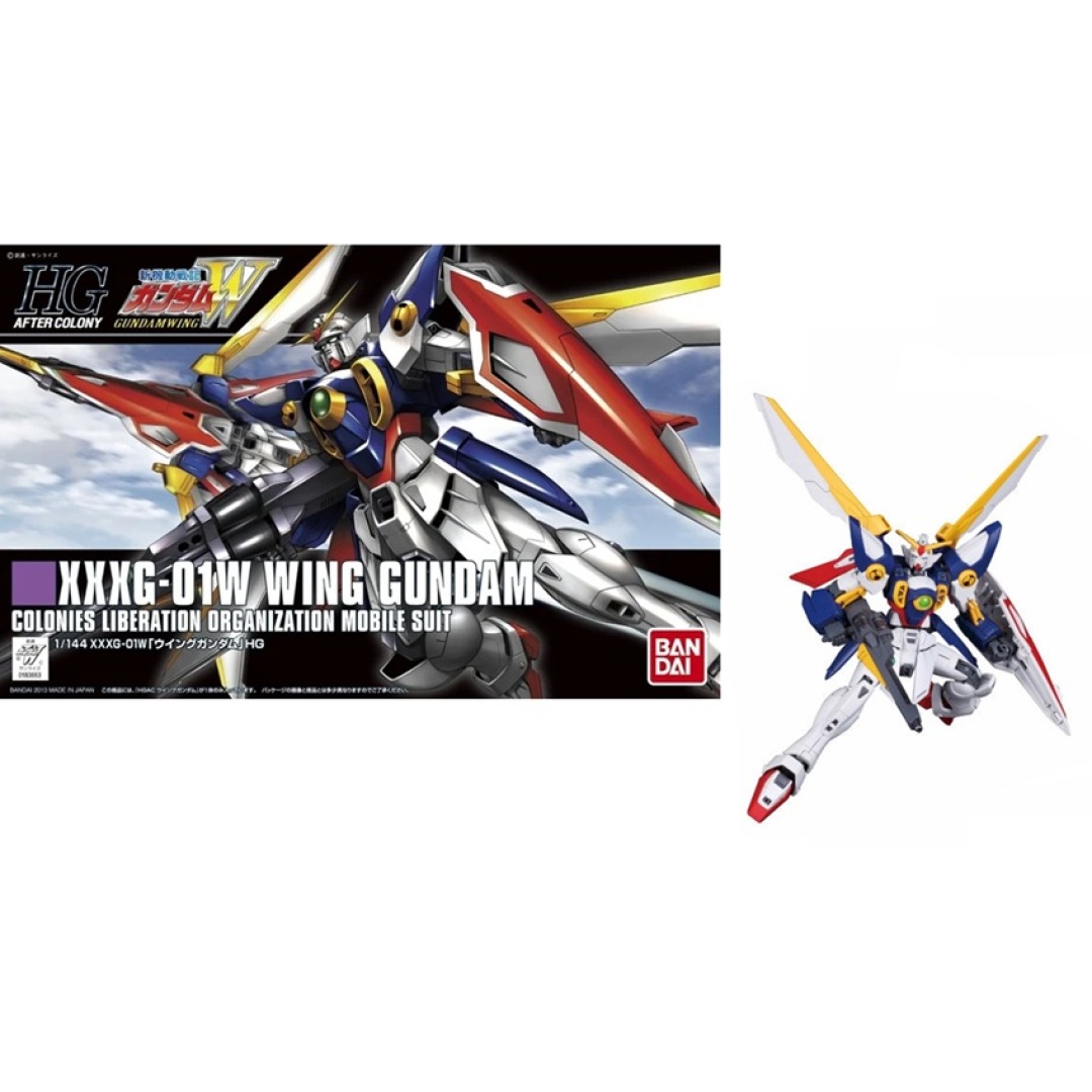 fb5ba52b4fbcc000c0ce7450dbd65501.jpg Gundam XXXG-01W Wing HG Bandai Model Kit - Image 1