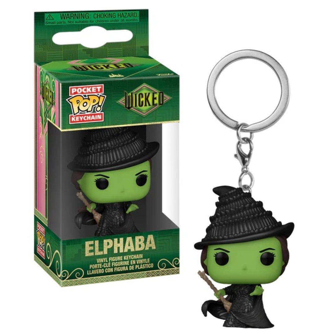 fbba1ad6c7d75ebebef24d3482b33998.jpg Pocket POP! Keychain Wicked - Elphaba - Image 1
