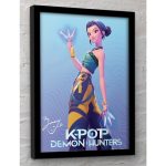 K-Pop Demon Hunters Zoey Frame 45x35cm
