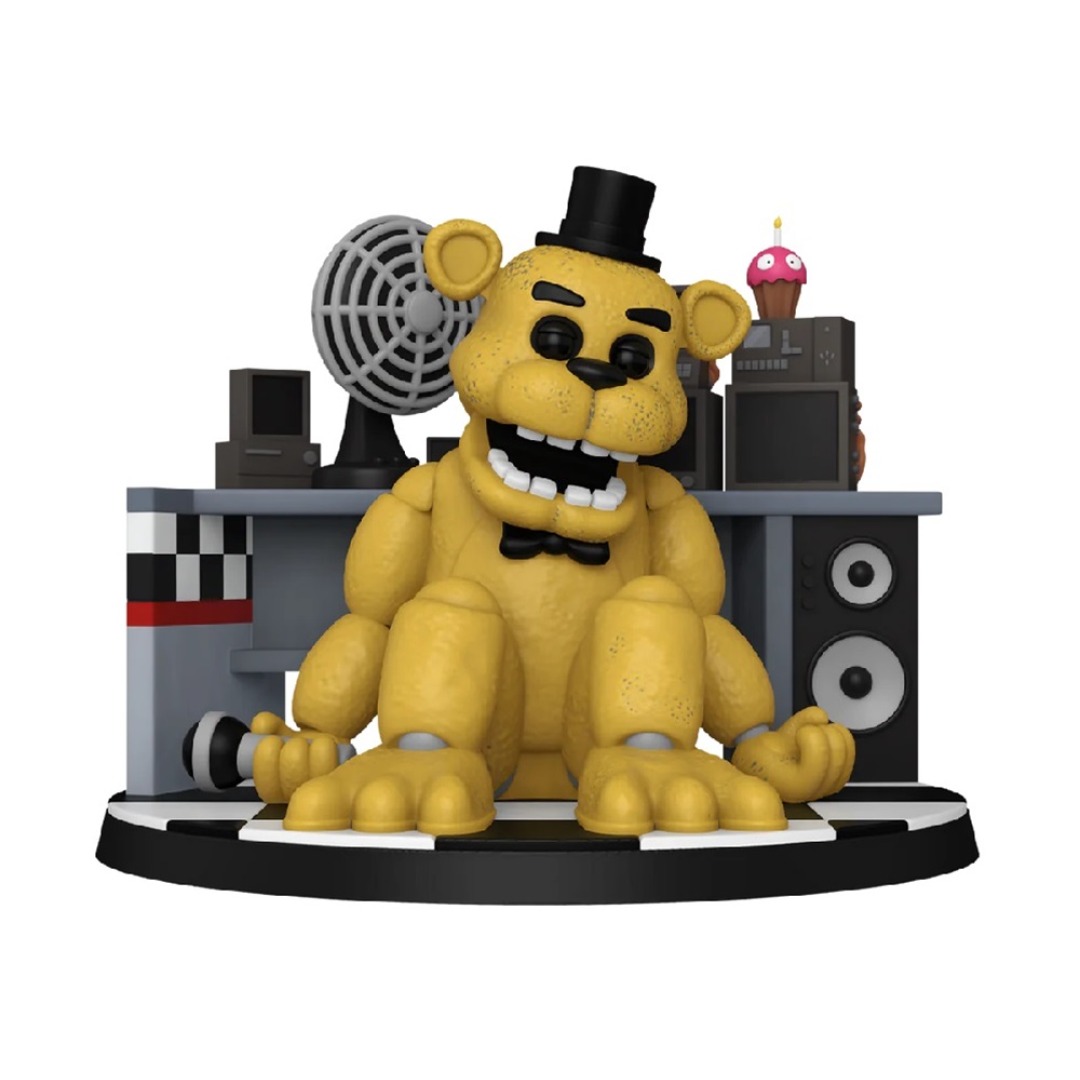 fccf4dd570a06d8a8612c8aa72bff87b.jpg Funko Five Nights At Freddy's Golden Freddy Figure - Image 1