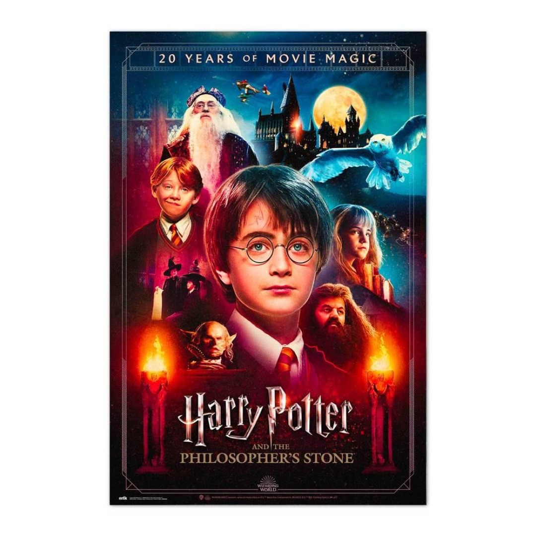 fd746c1c62f1d06995afc862b9d65cc7.jpg Harry Potter 20 Years Of Movie Poster 61x91cm - Image 1