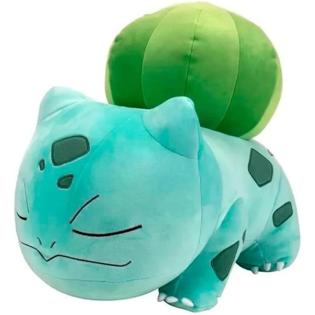 fd9ed8637180f0e6823720df7dde63bd.jpg Pokemon Bulbasaur Sleeping Plush 45cm - Image 1