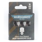 Warhammer 40,000 Chaos Space Marines Iron Warriors Dice (42-17)