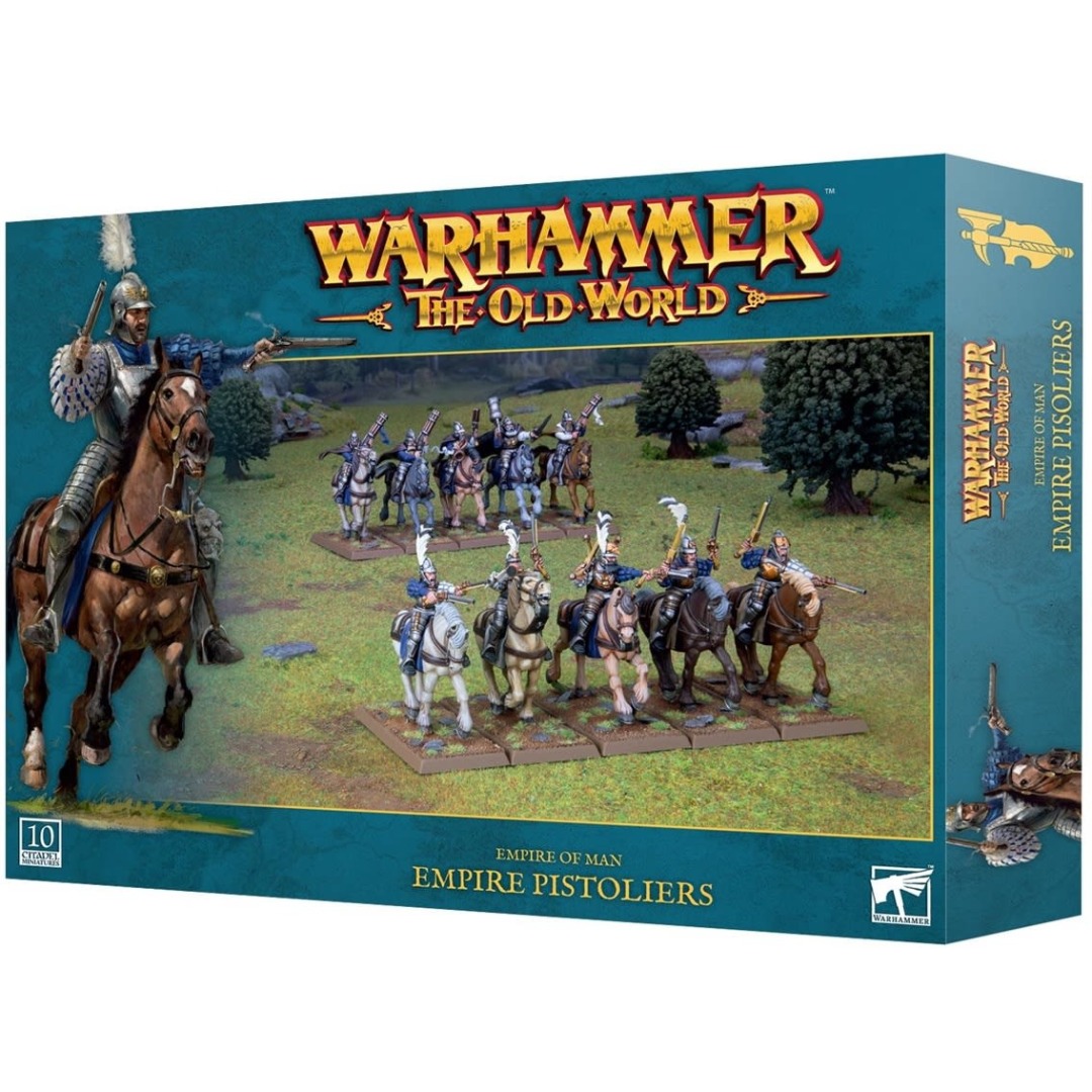 fe15627d62723ab7ae86be6be03b5533-1.jpg Warhammer The Old World Empire Of Man Empire Pistoliers (06-106) - Image 1