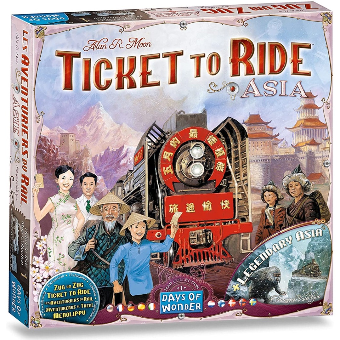 fe389585da4269ec2efba3fd3c0053ee.jpg Ticket To Ride Asia Board Game - Image 1