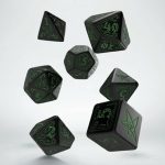 Q-Workshop Call of Cthulhu Black & Green Dice Set