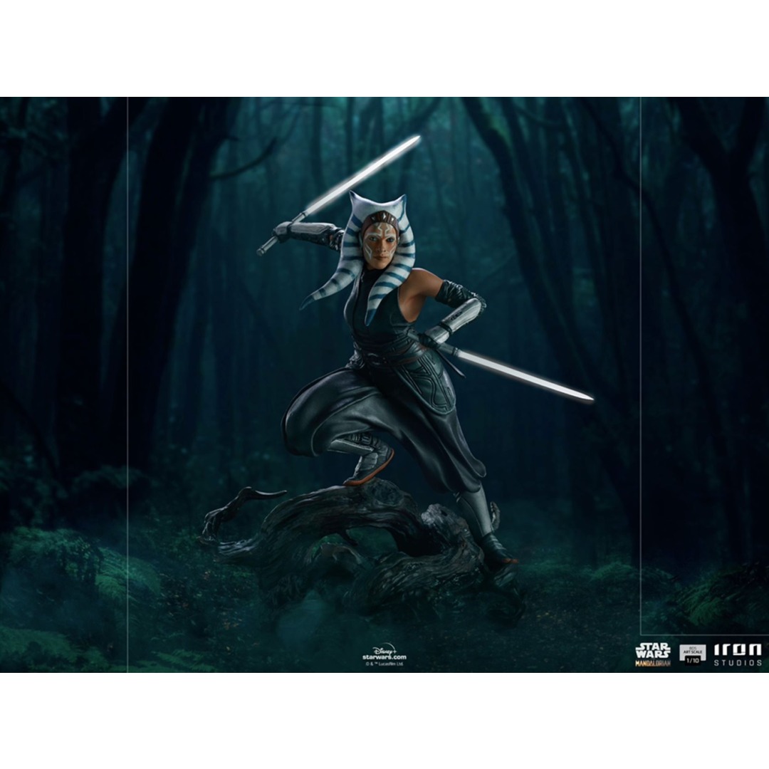 ff586eebfe143f69a48e07b004a4d390-1.jpg Star Wars Ahsoka Tano 1/10 BDS Art Scale Iron Studios Statue - Image 1
