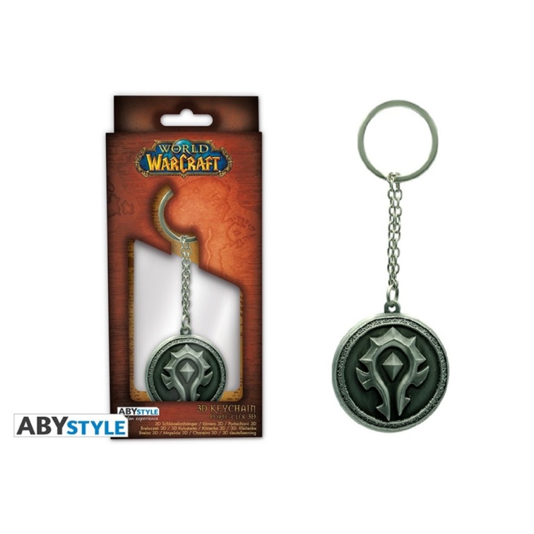 pos-3665361022244-158d1af11320565b940a0133d2ecdf43.jpg World Of Warcraft Horde 3D Keychain - Image 1