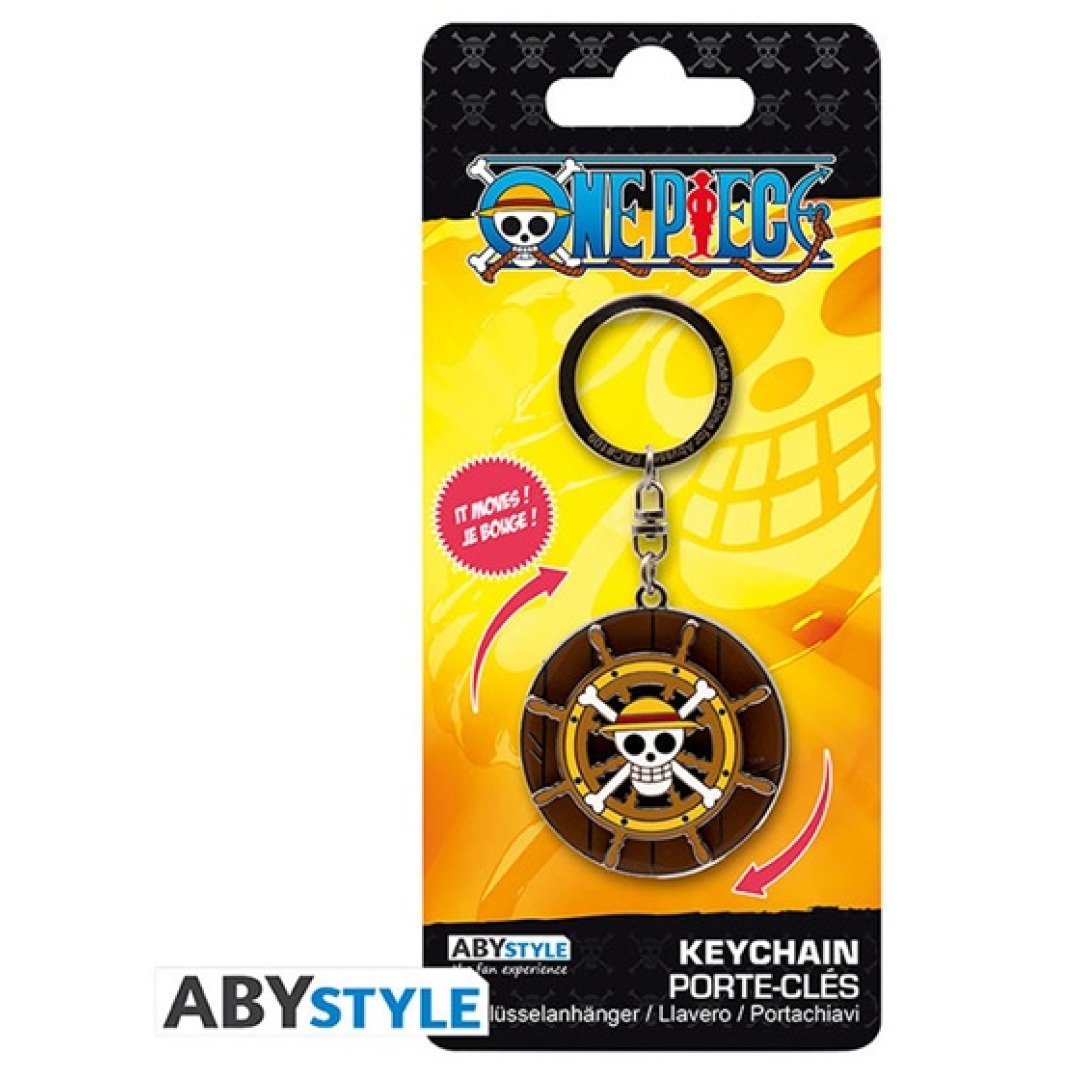 pos-3665361150183-6f279d52b875cbd2adf5e9fc3ece945f.jpg One Piece Thousand Sunny's Helm Keychain - Image 1