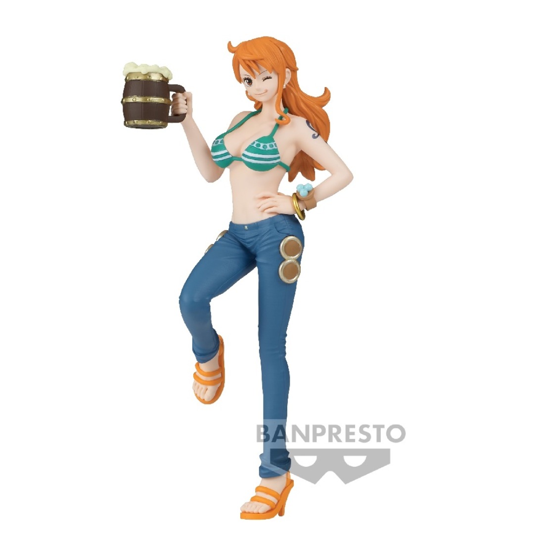 pos-4983164889871-c6ede0467a5555c5a7b9afaa340b4282.jpg One Piece Nami It's A Banquet Banpresto Figure - Image 1