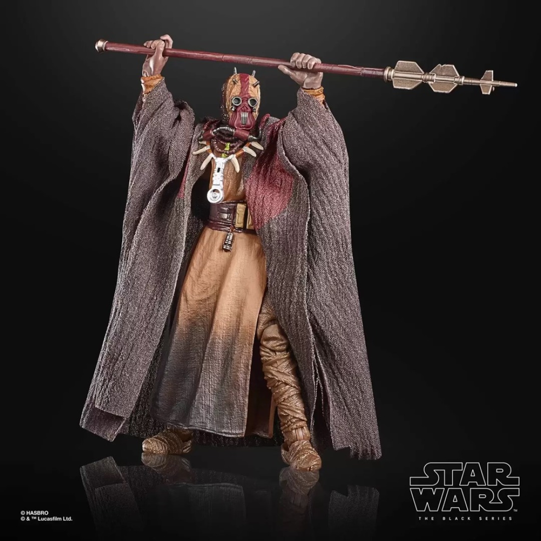 pos-5010996222725-e255938286315cfb4b5ea845ac1483e1.jpg Star Wars The Black Series The Book Of Boba Fett Tusken Chieftain Hasbro Figure - Image 1
