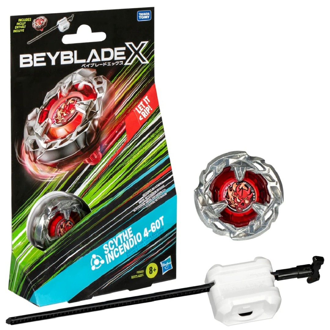 pos-5010996257123-44c7e80661e1b90d51842a9f38eccfd1.jpg Beyblade X Scythe Incendio 4-60T Starter Pack - Retired - Image 1