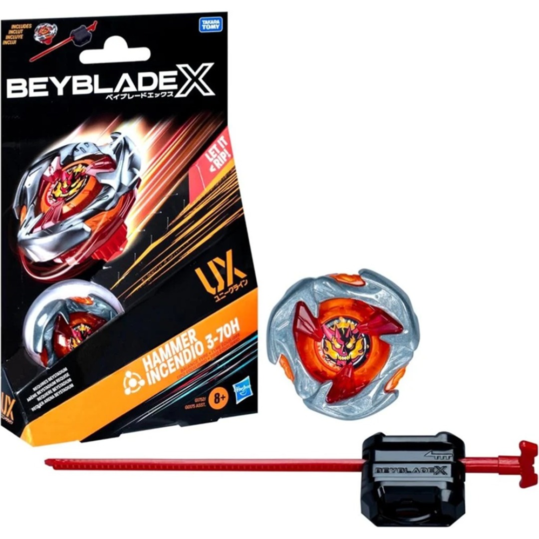 pos-5010996298188-ea1db7a56c4183f31be6e6c36199da24.jpg Beyblade X Hammer Incendio 3-70H Starter Pack - Image 1