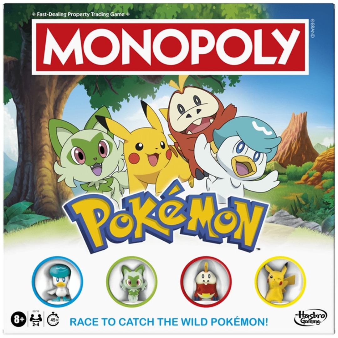pos-5010996298782-f55df4f9a16cba05785654e2bbdaeb25.jpg Pokemon Monopoly Board Game - Image 1