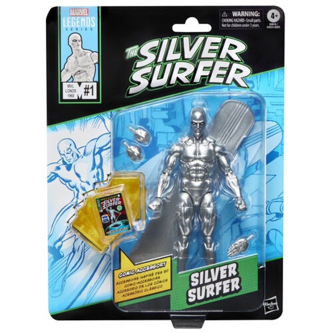 pos-5010996322463-9312a885b82968a1cad0f0611b45adf9.jpg Marvel Silver Surfer Legends Series Hasbro Figure - Image 1