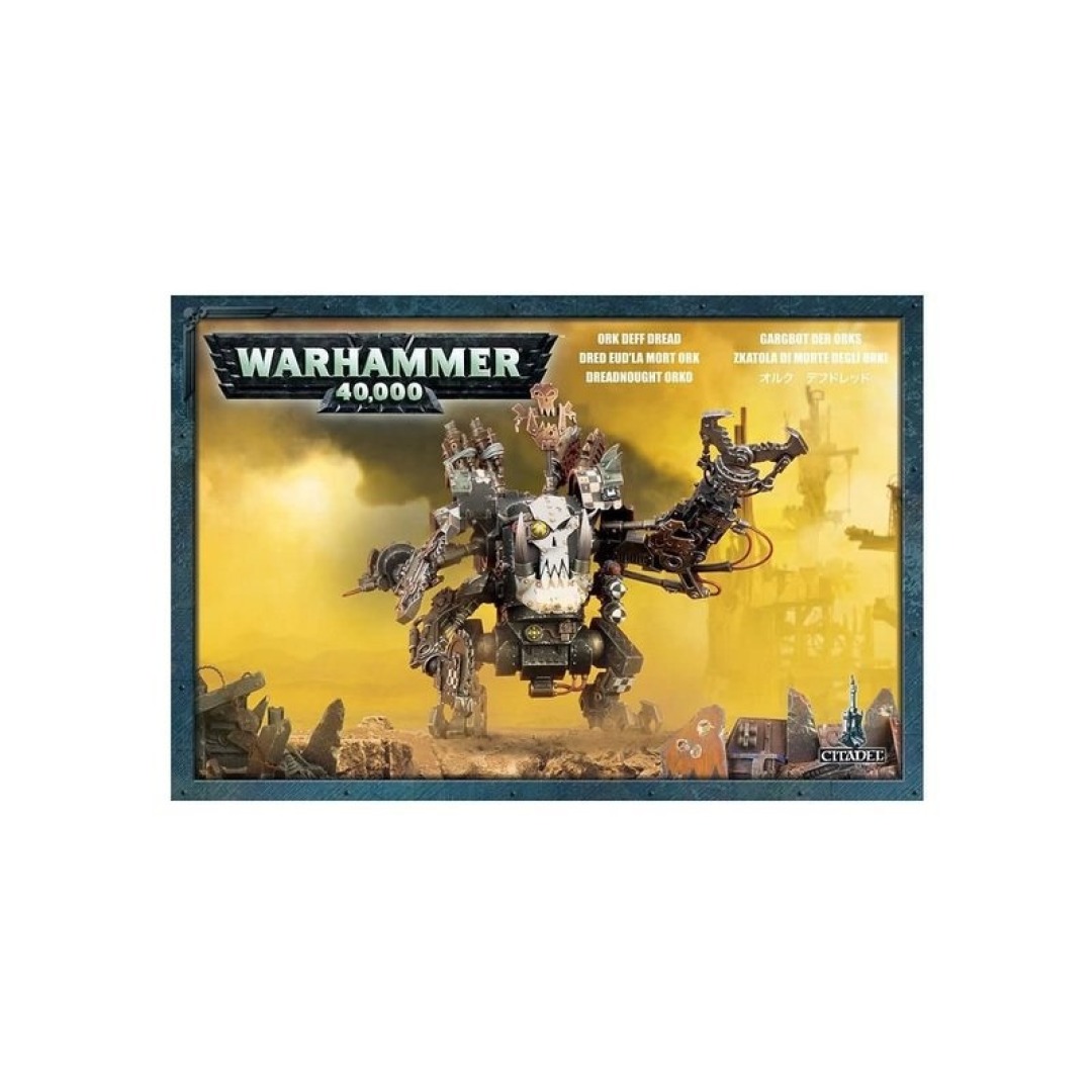 pos-5011921018352-abd1fd6dd107f0b1afe7b63cf0016fcc.jpg Warhammer 40,000 Ork Deff Dread (50-14) - Image 1