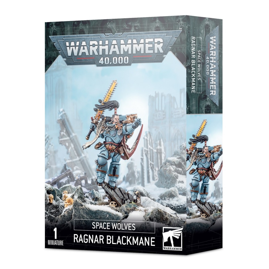 pos-5011921135769-fb9b8fe08f14649bfdb261a9d96864ba.jpg Warhammer 40,000 Space Wolves Ragnar Blackmane (53-30) - Image 1
