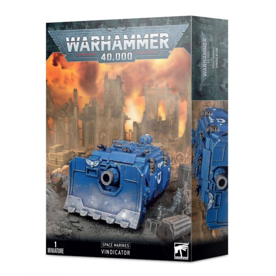 pos-5011921146024-5444e458505186e1db823cc5d8b6717e.jpg Warhammer 40,000 Space Marines Vindicator (48-25) - Image 1