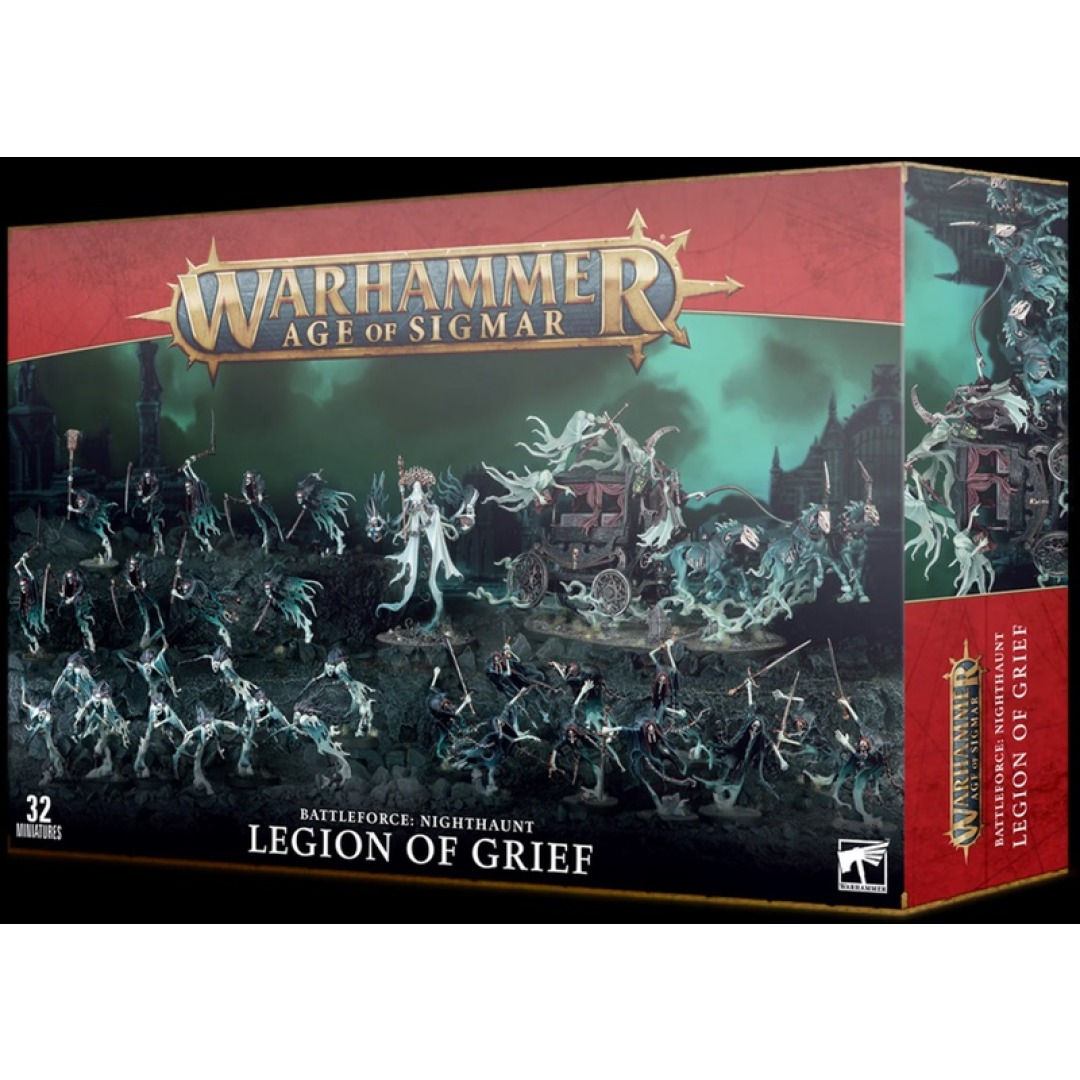 pos-5011921188369-61b36cb089832d51138797c003c2418c.jpg Warhammer Age Of Sigmar Battleforce Nighthaunt Legion Of Grief (91-46) - Image 1