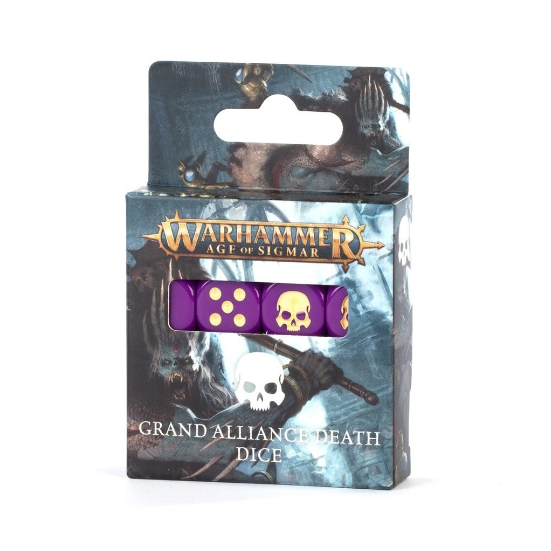 pos-5011921224883-a2f12aad478f369ba226a360ab95051a.jpg Warhammer Age Of Sigmar Grand Alliance Death Dice (80-21) - Image 1