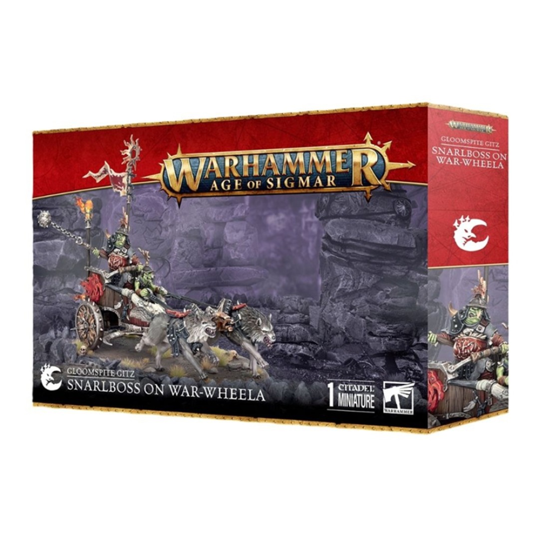 pos-5011921225781-f6a8f64cedc906857ef2a3cb20852c29.jpg Warhammer Age Of Sigmar Gloomspite Gitz Snarlboss On War-Wheela (89-91) - Image 1
