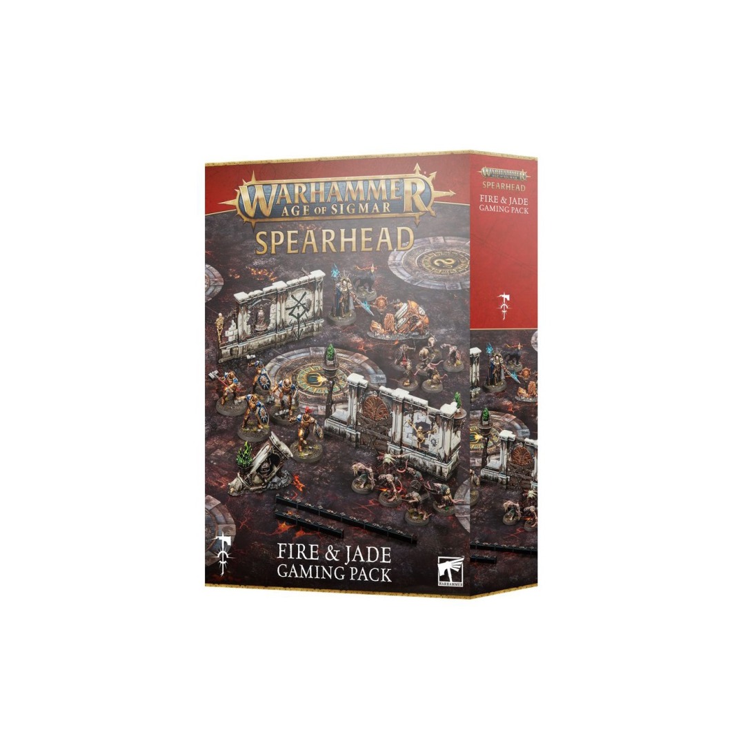 pos-5011921227075-09f60ae8fd9d340380d1b362c934be75.jpg Warhammer Age Of Sigmar Spearhead Fire & Jade Gaming Pack (80-56) - Image 1