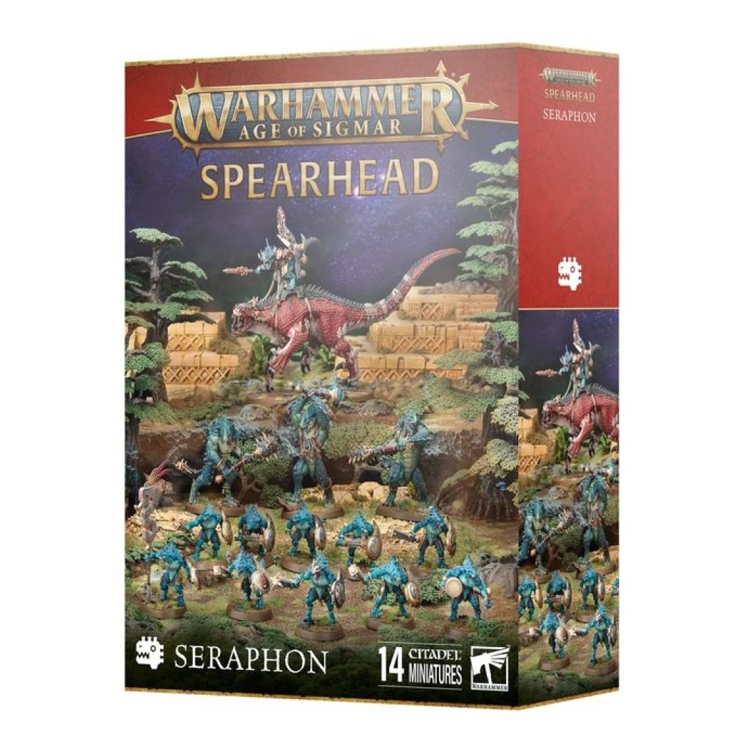 pos-5011921228768-517356f5c32414089138f8532fbeb34f.jpg Warhammer Age Of Sigmar Seraphon Spearhead (70-881) - Image 1