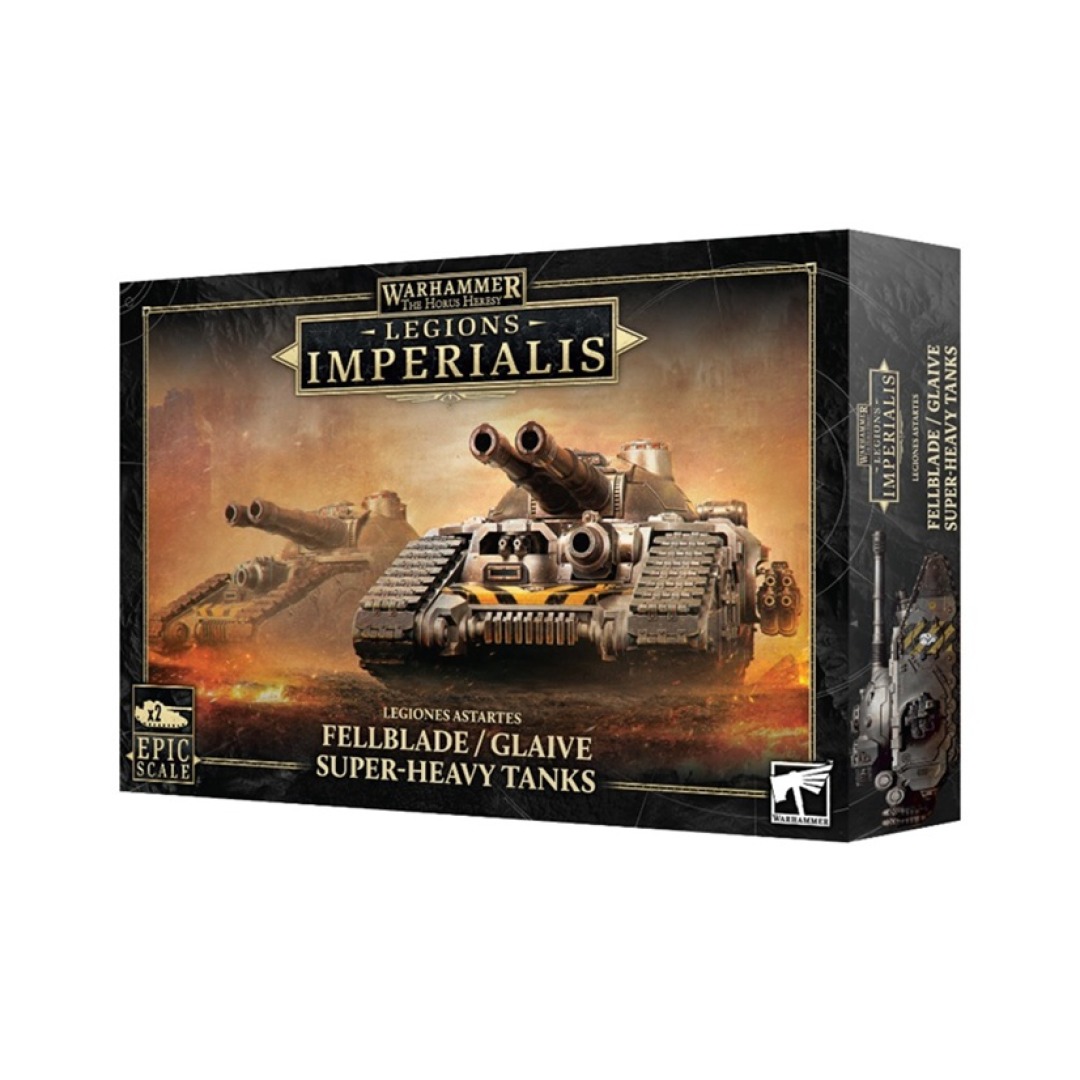 pos-5011921248292-9b1c44ecb68e0aa0d06f888aa342ef67.jpg Warhammer The Horus Heresy Legions Imperialis Fellblade Glaive Super-Heavy Tanks (03-95) - Image 1