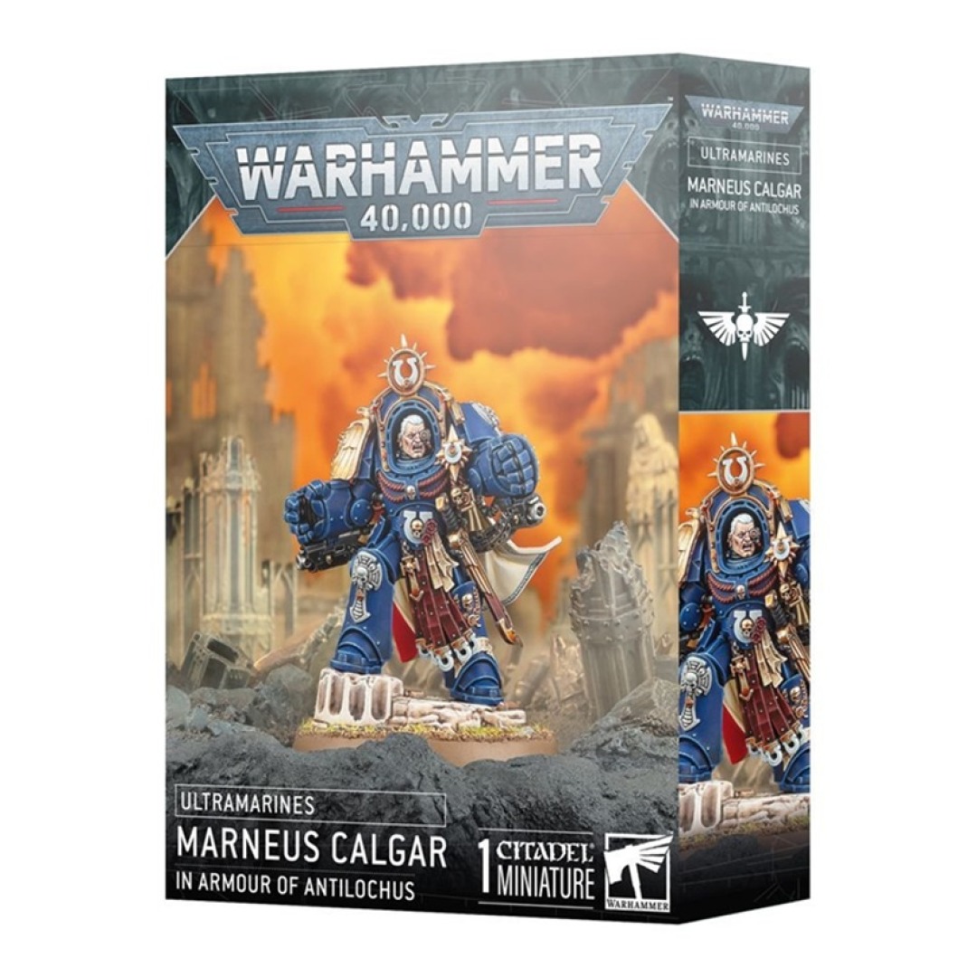 pos-5011921248728-ce92a26a175a918cc2e5878702fcc9dd.jpg Warhammer 40,000 Ultramarines Marneus Calgar In Armour Of Antilochus (55-74) - Image 1