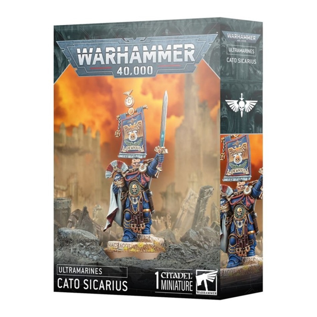 pos-5011921248742-af089c48ce4102c6cc102adee742666c.jpg Warhammer 40,000 Ultramarines Cato Sicarus (55-73) - Image 1