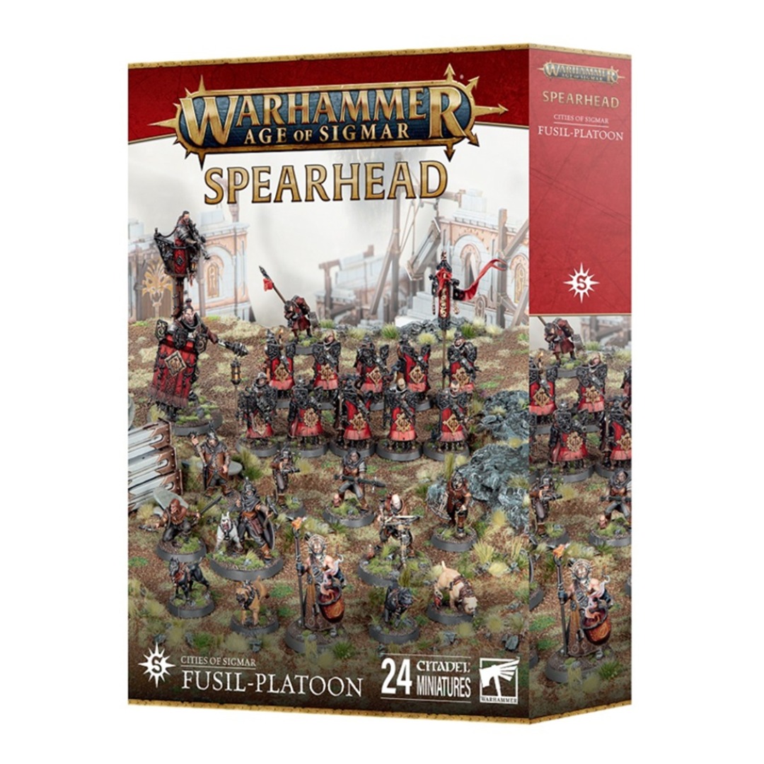 pos-5011921249411-73d579618e3719d79d7e24b58bed4670.jpg Warhammer Age Of Sigmar Cities Of Sigmar Fusil-Platoon Spearhead (70-862) - Image 1